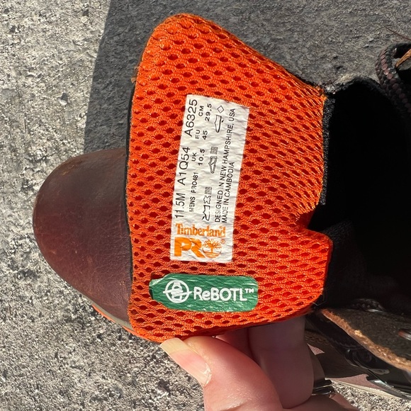 Timberland PRO Footwear: Men's size 11.5 Hypercharge 6" Composite Toe Work Boots - Picture 3 of 8